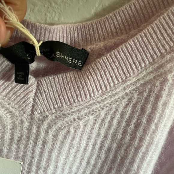NWT 360CASHMERE Astrid Cashmere Ribbed - Picture 5 of 5